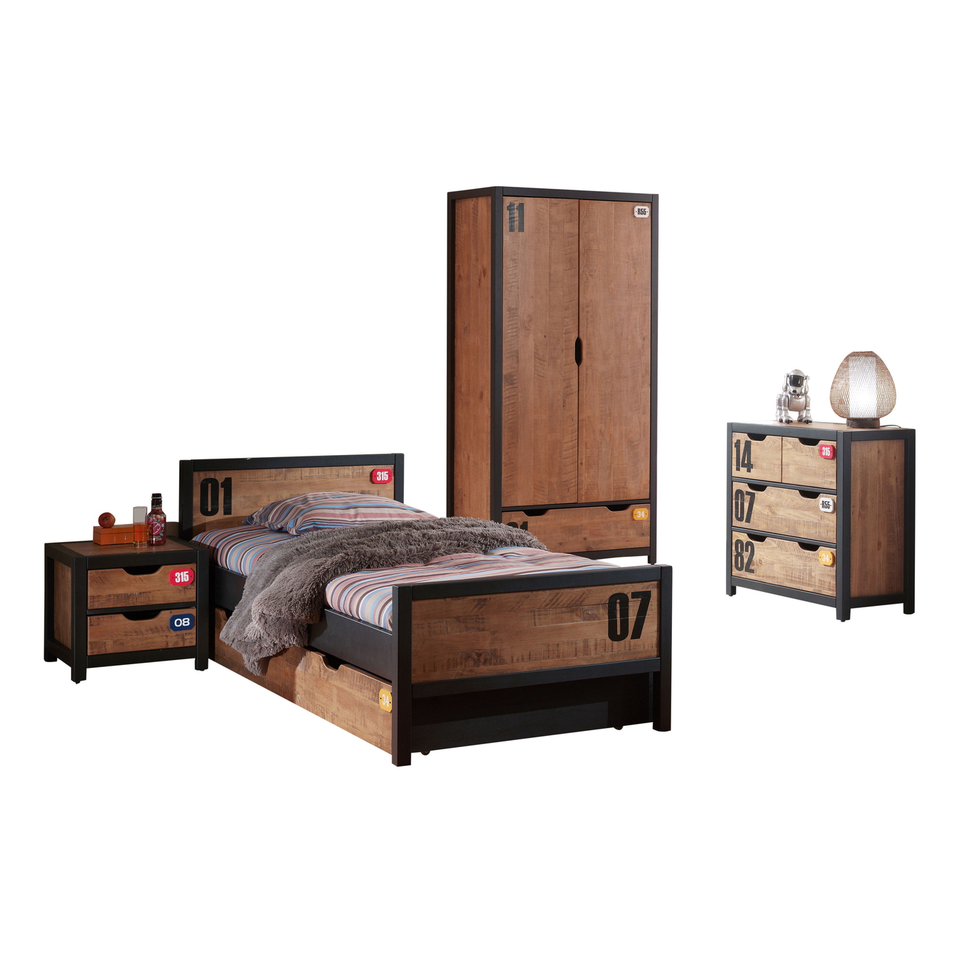 Kinderzimmer Alex 5-teilig Set