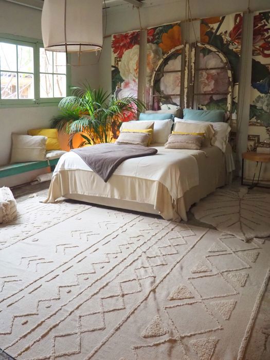 Teppich Monstera Natural, S 3