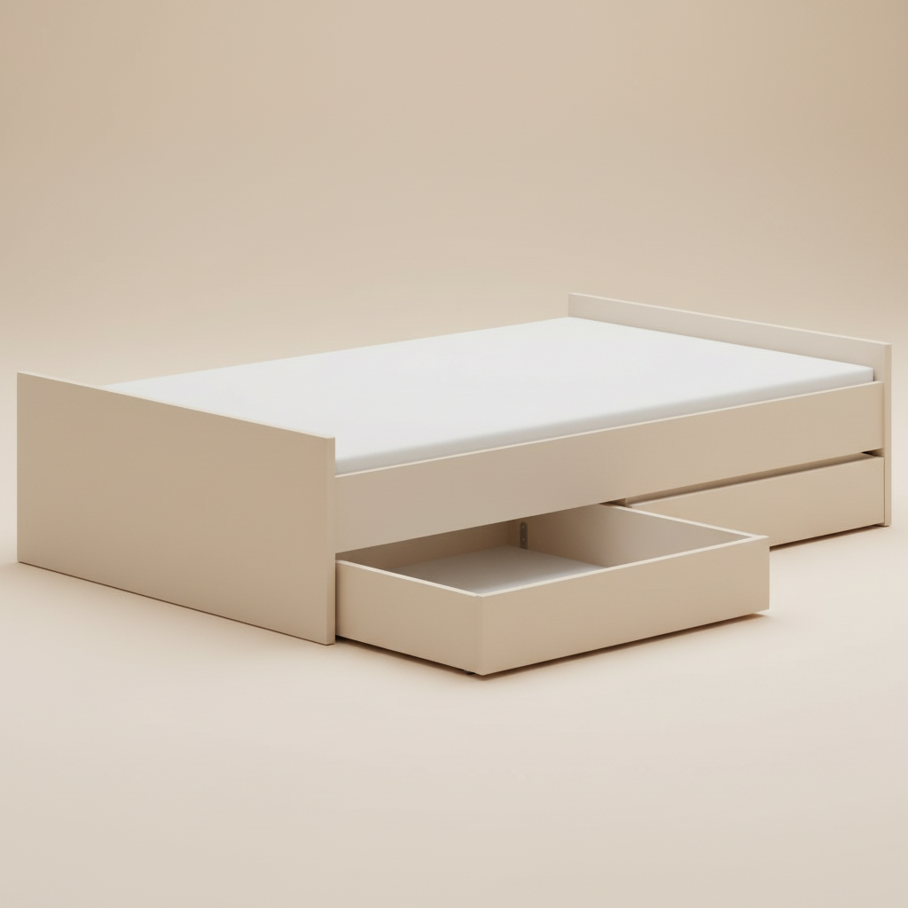 Bettschublade 1/2 Little Flo Beige #2