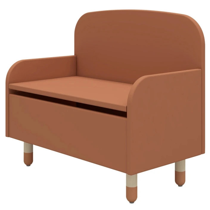 Sitzbank mit Stauraum Dots  Rotviolett