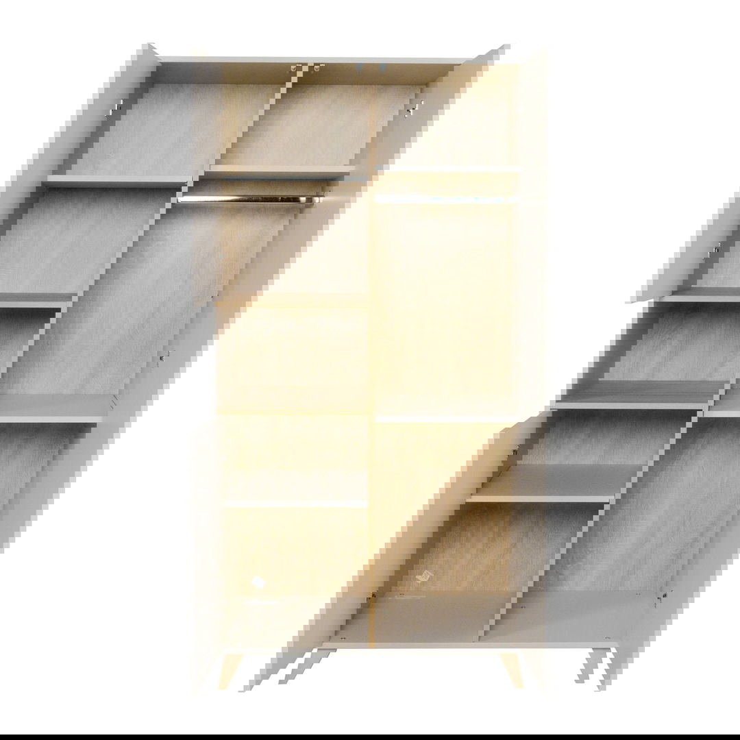 Kleiderschrank Loft Clay, 2-türig 5