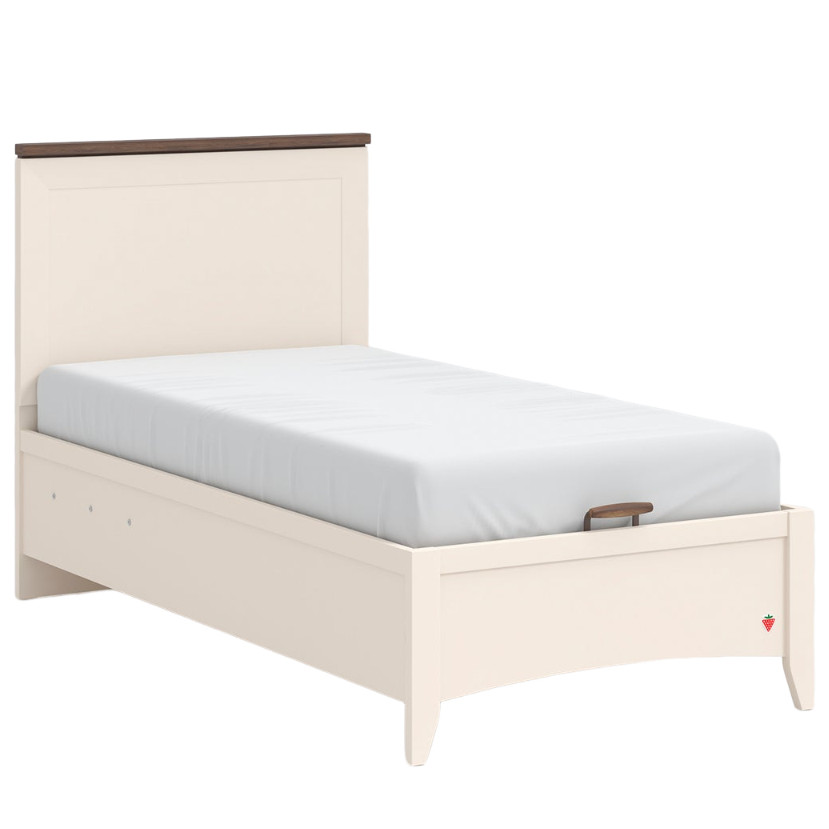 Bett Lapel mit Stauraum, 100 x 200 cm