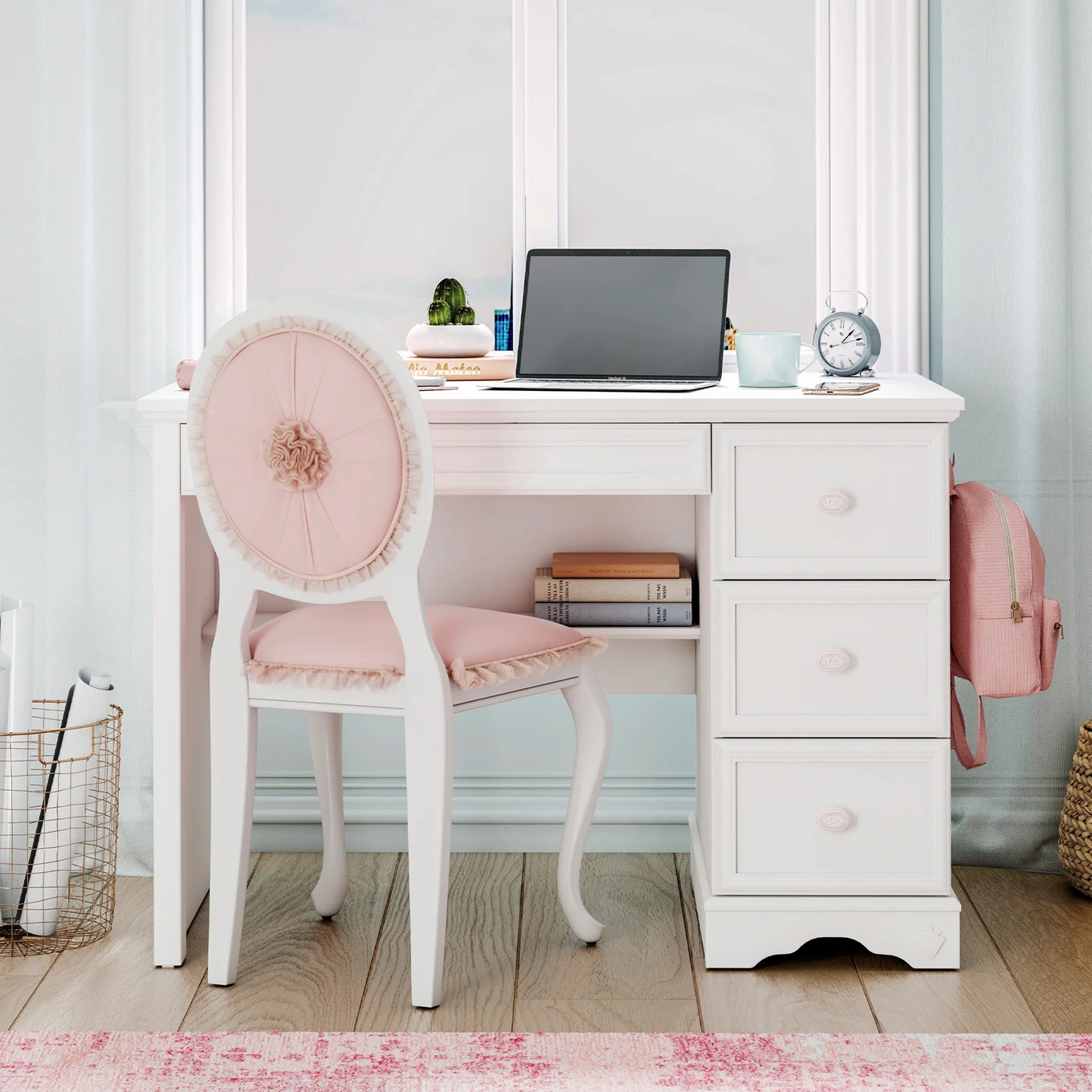 Schreibtisch Rustik Klein 3