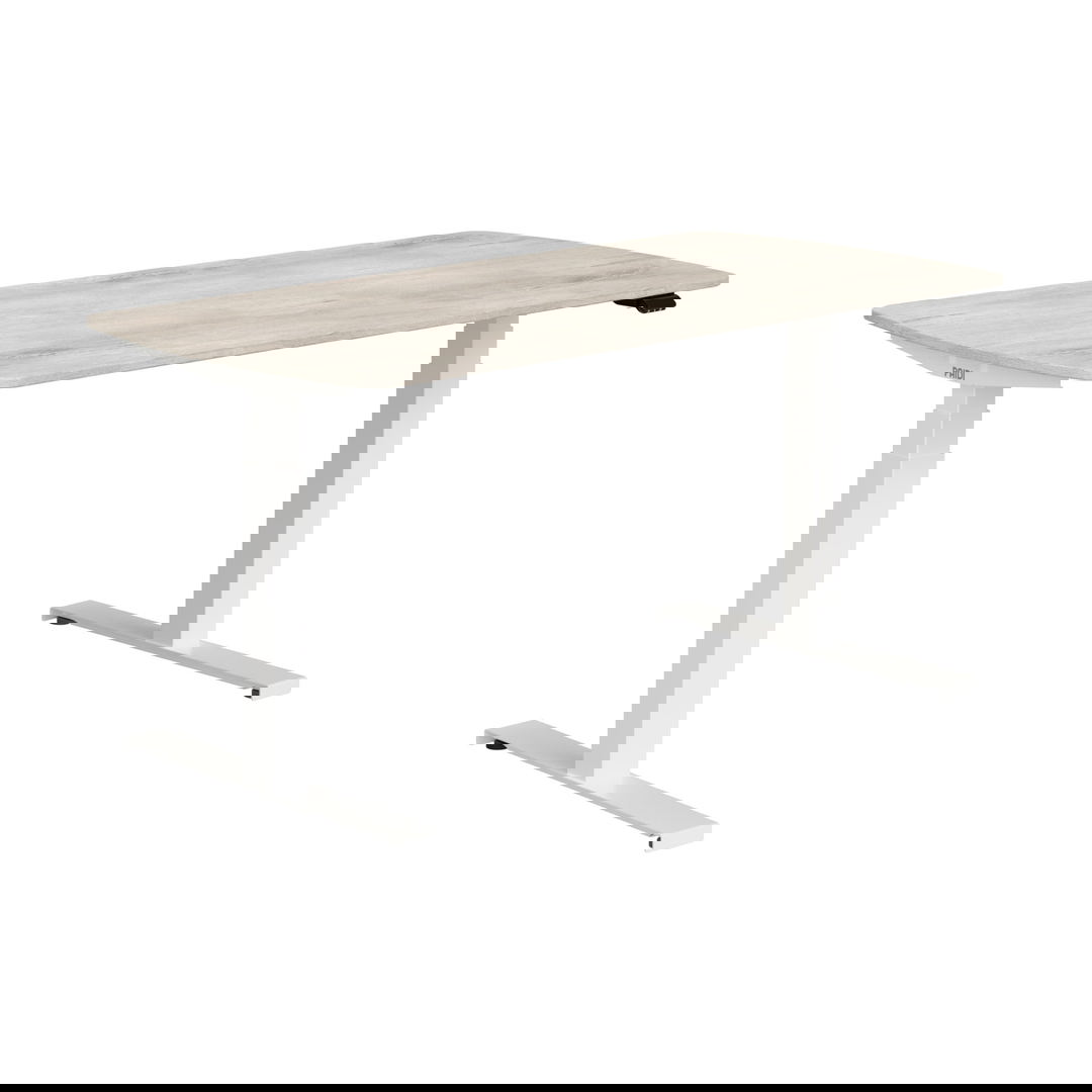 Schreibtisch E-Lion 1 150 Weiss Beige