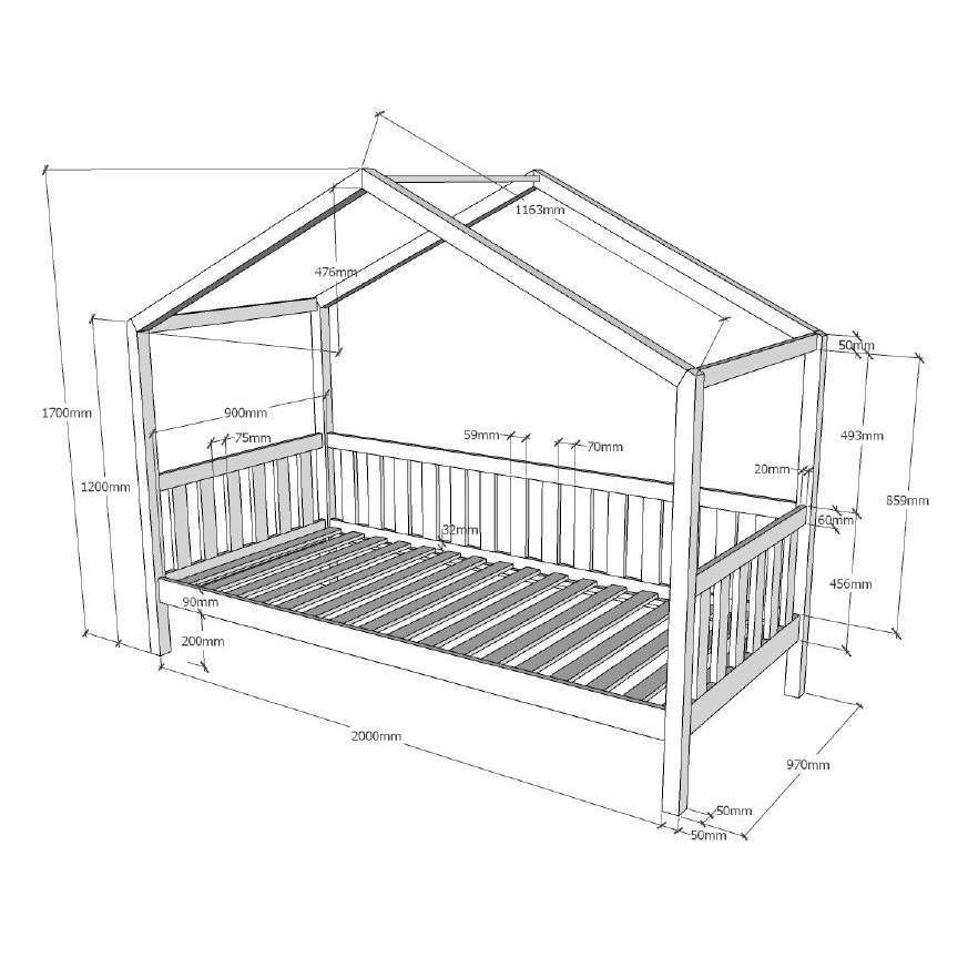 Hausbett Dallas Natur 5
