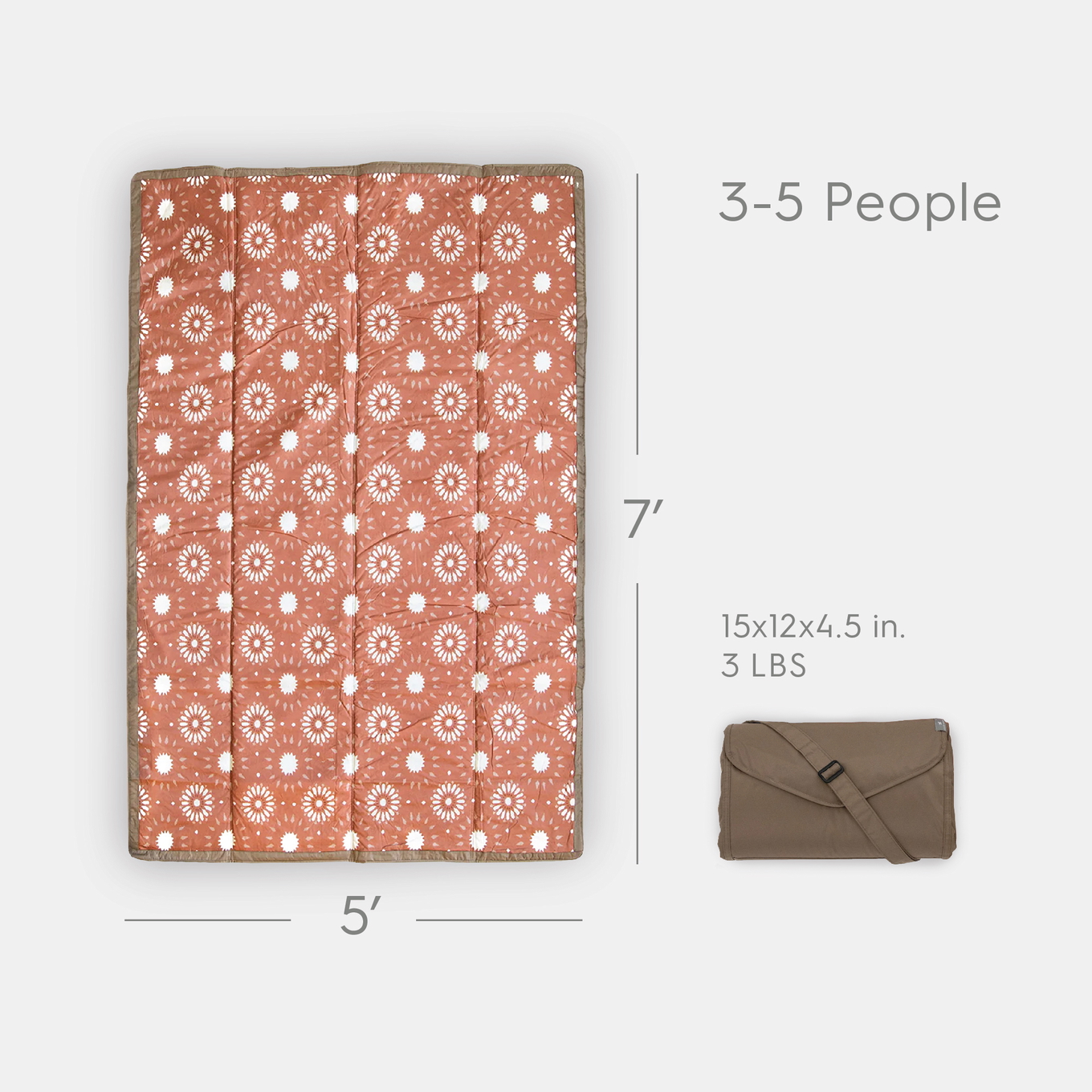 Picknick-Decke Sun Baked 152 x 213 cm 9