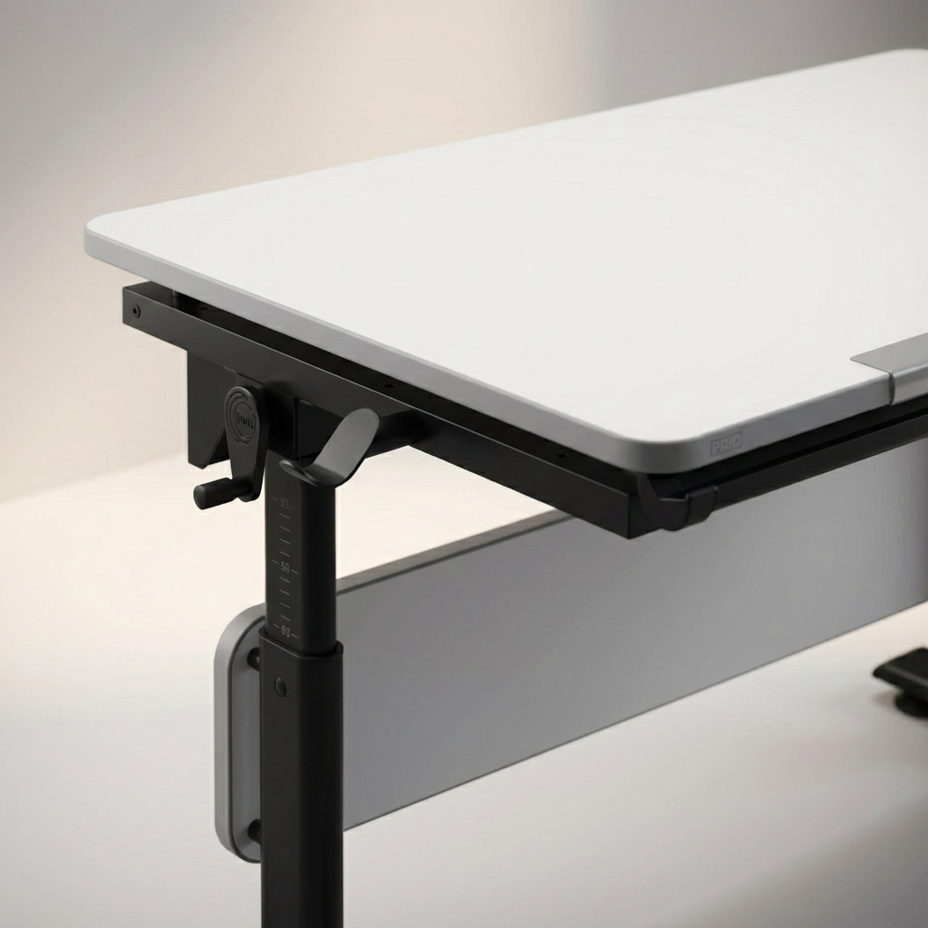 Schreibtisch Diego 105 Schwarz Weiss 3