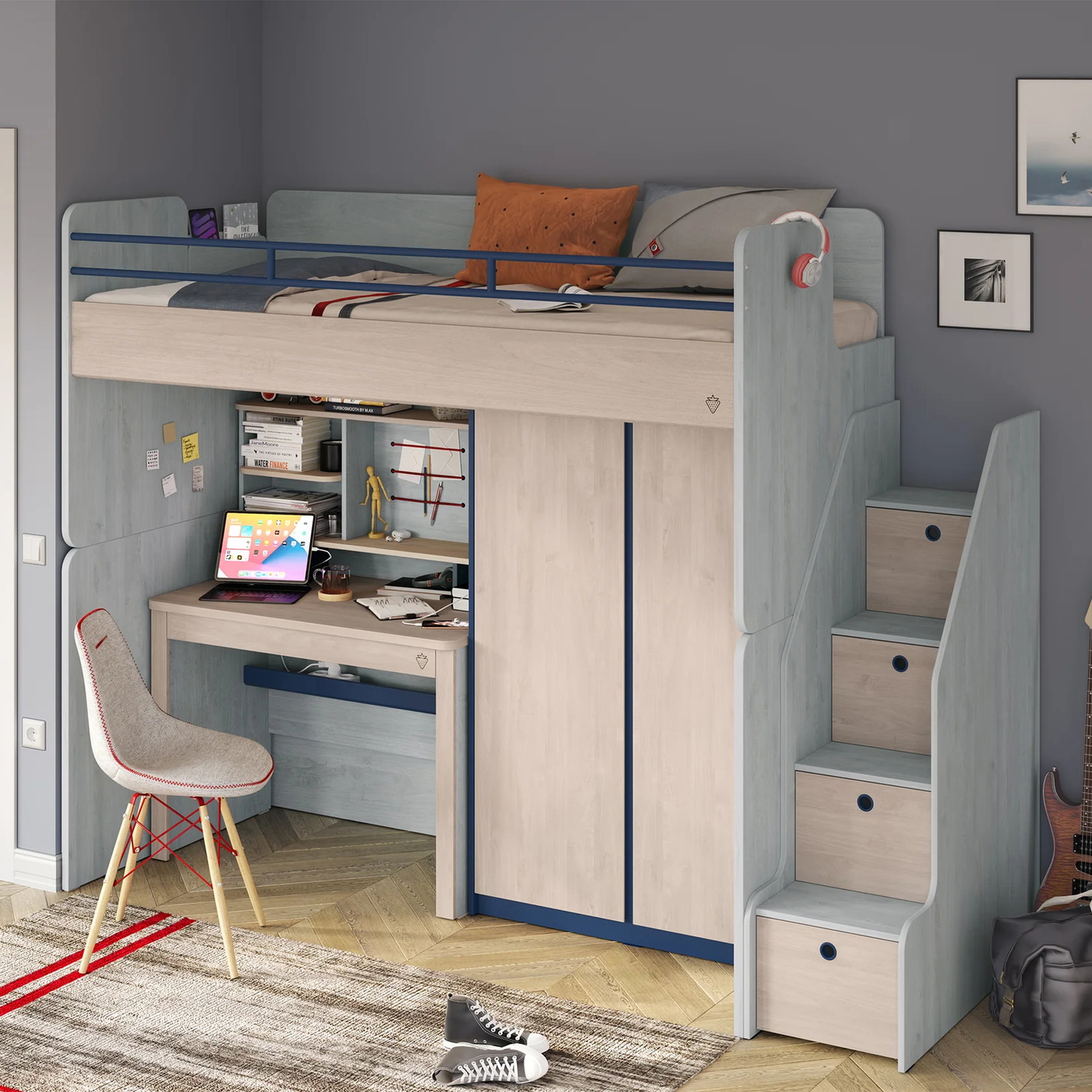 Hochbett Studio Trio Set Set 1 #2