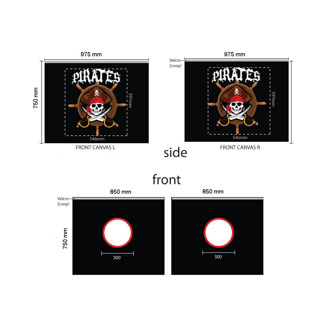 Spielvorhang Pirates