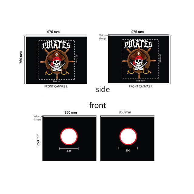 Spielvorhang Pirates