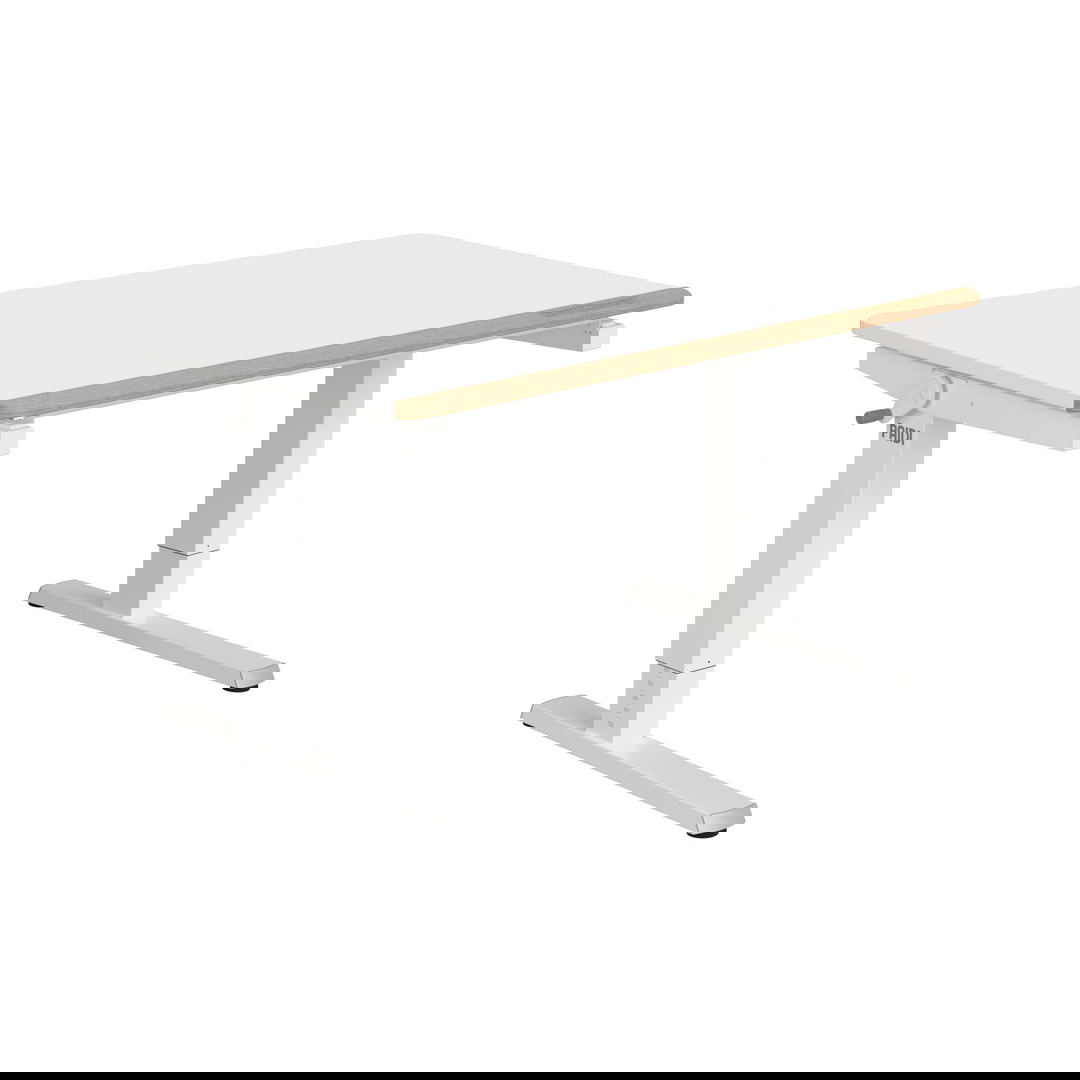 Schreibtisch Teenio Weiss Braun, Weiss