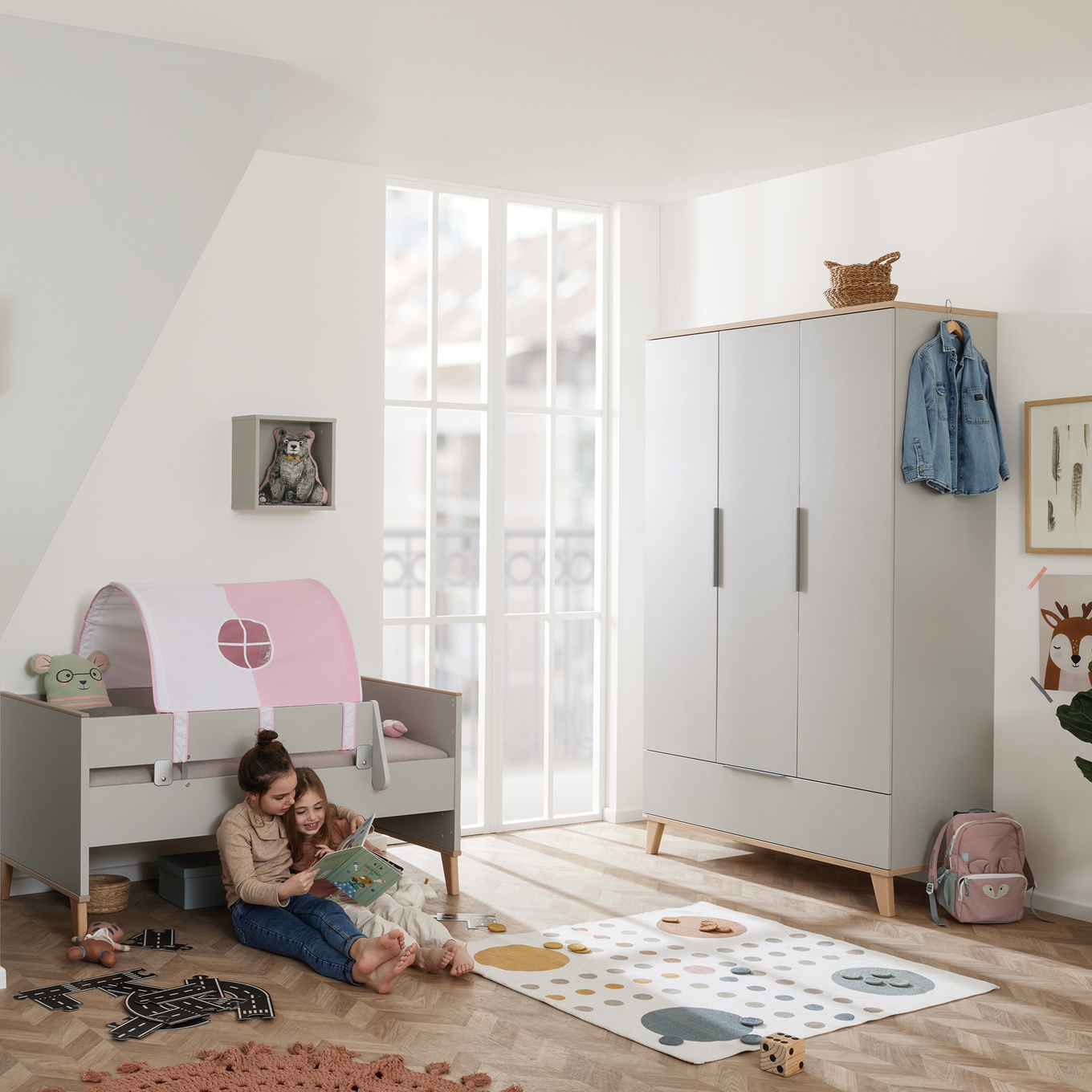 Kleiderschrank Fiene 3-türig 3