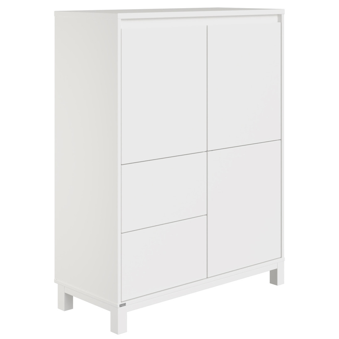 Hochkommode Olli 2T2S Weiss