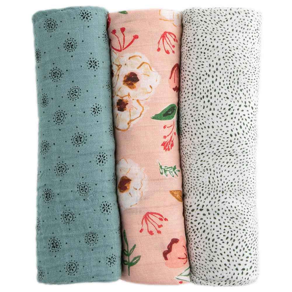 Pucktücher Vintage Floral 3er-Set