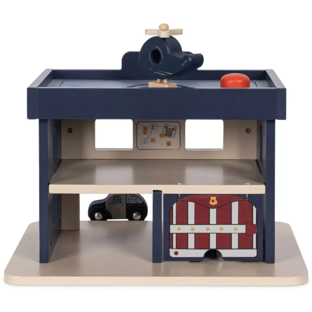 Holzspielzeug Polizeistation 3