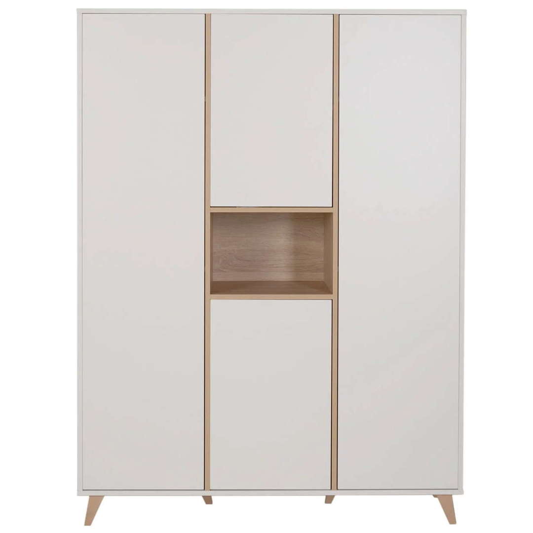 Kleiderschrank Loft Weiss, 3-türig