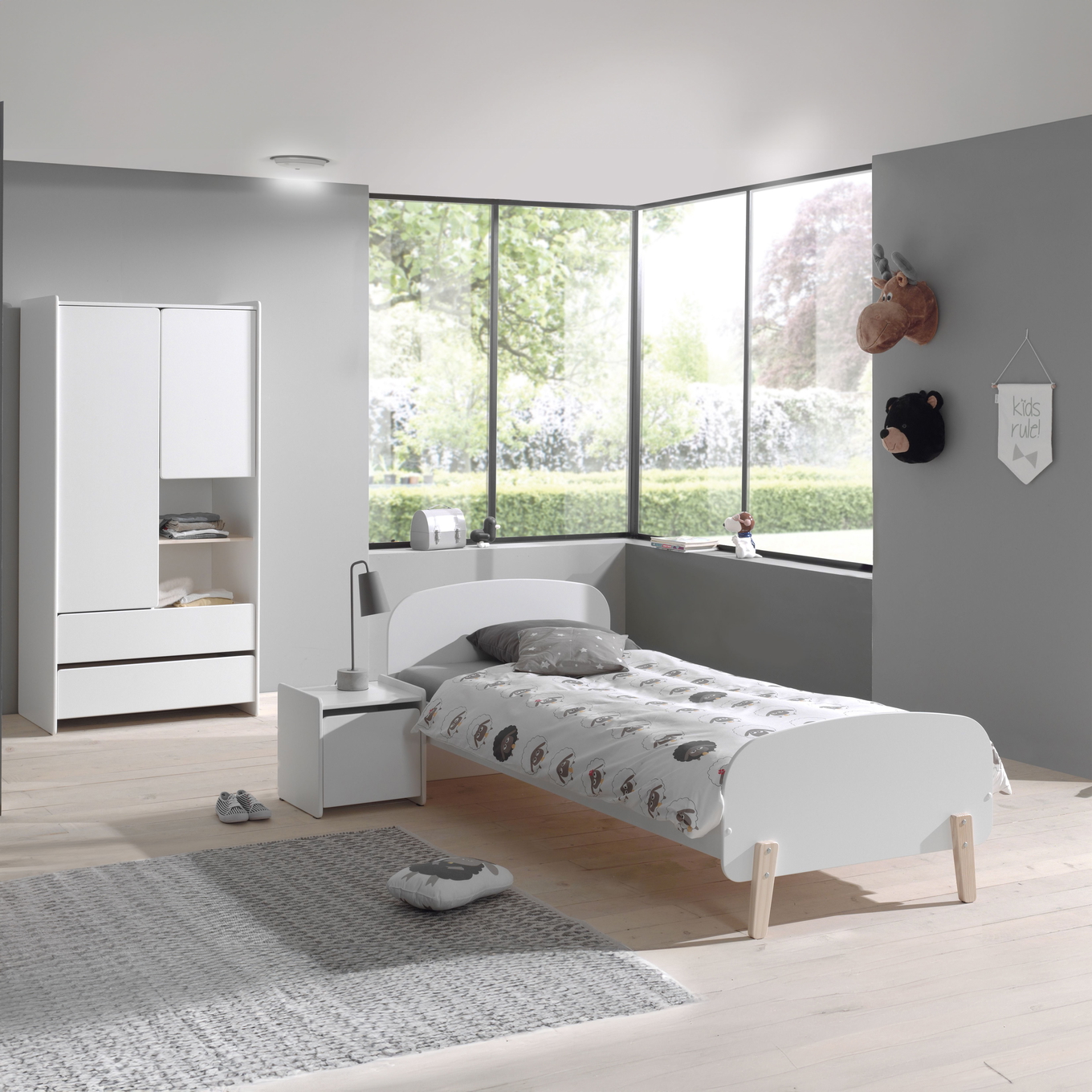 Kinderzimmer Kiddy 3-teilig Set A #2