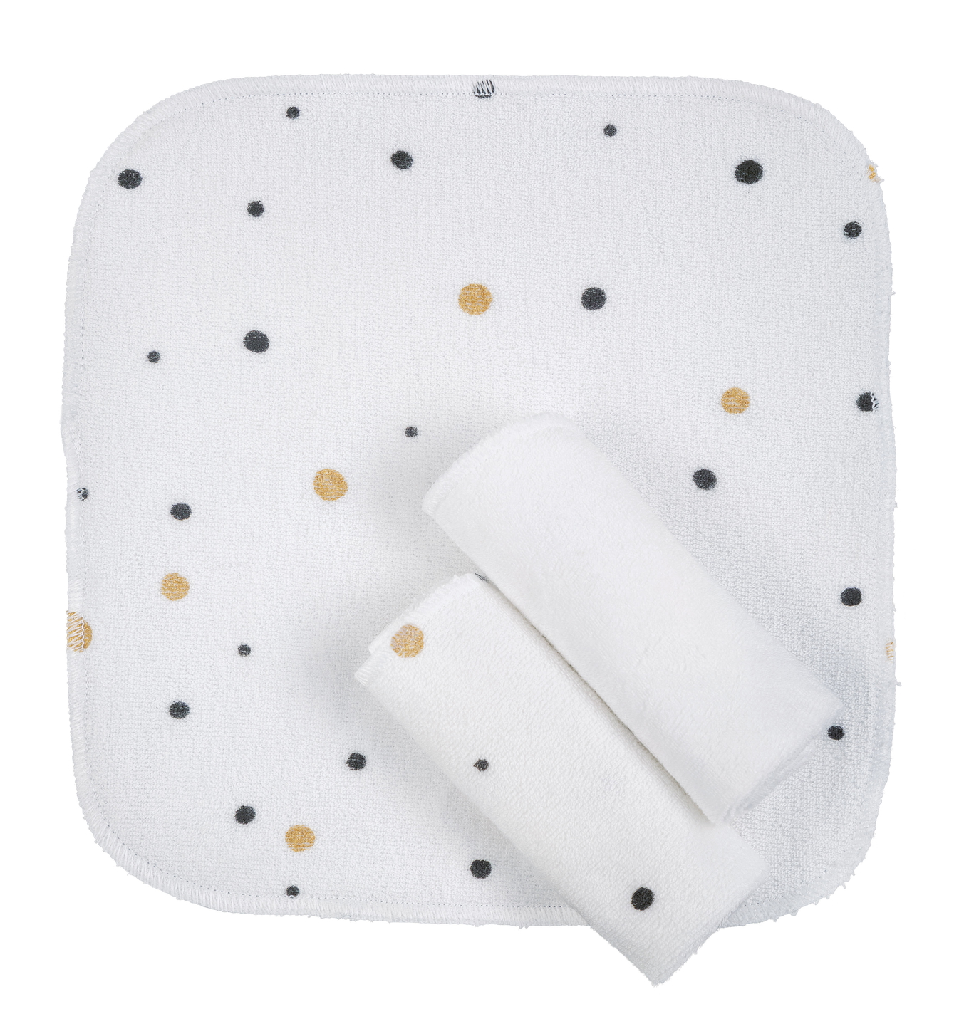 Waschtücher 3er Set Golden Points