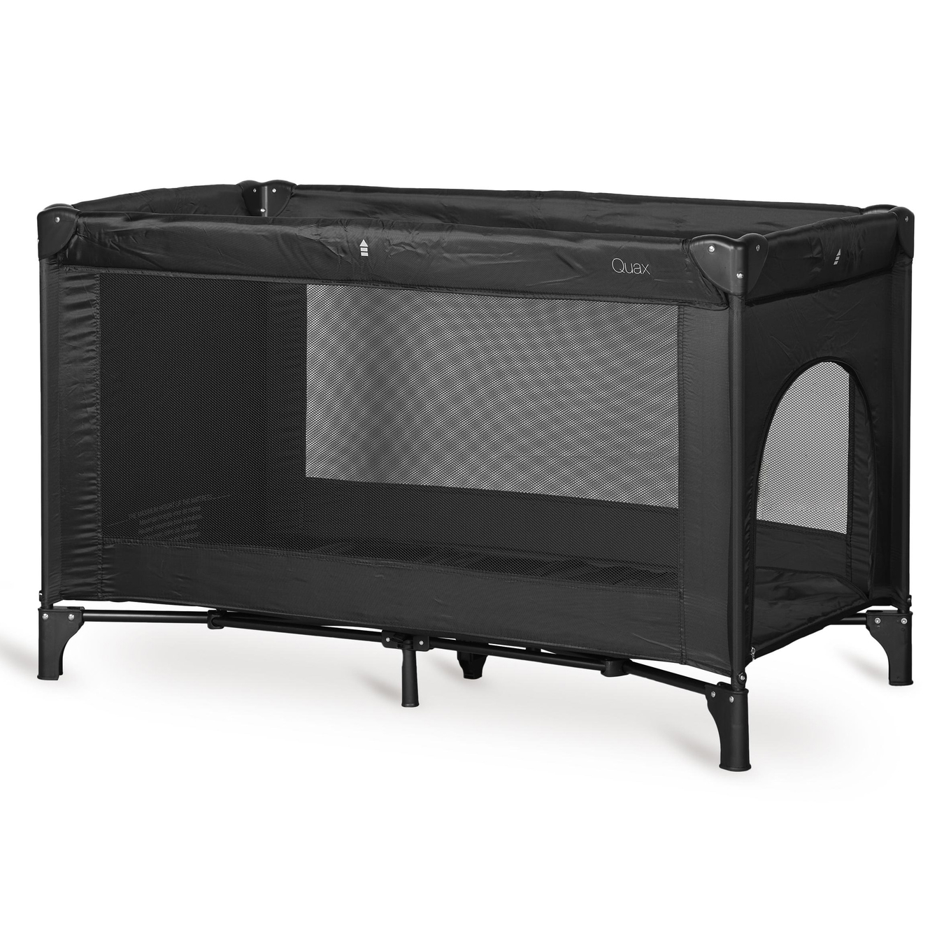 Reisebett Travel mit Öffnung Schwarz