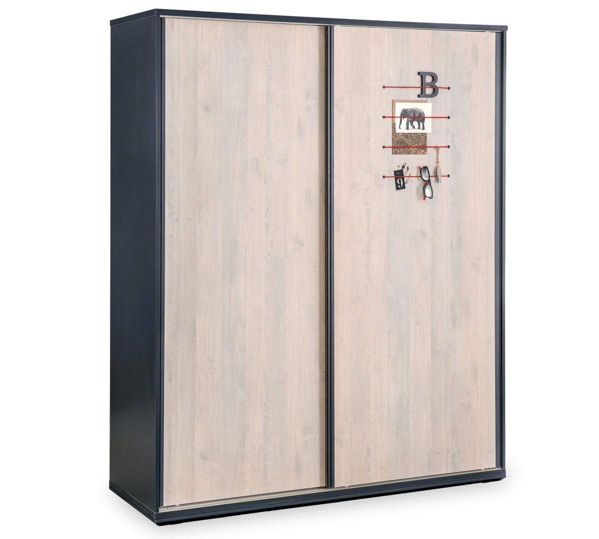 Kleiderschrank Trio mit Schiebetür