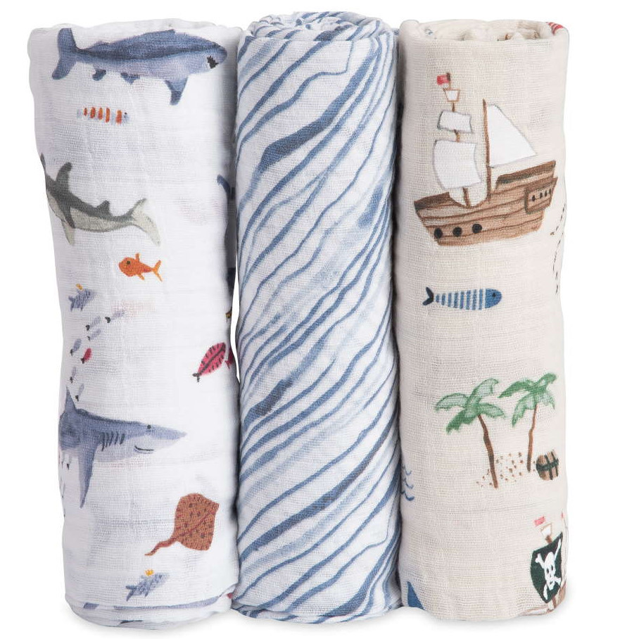 Pucktücher Shark 3er-Set