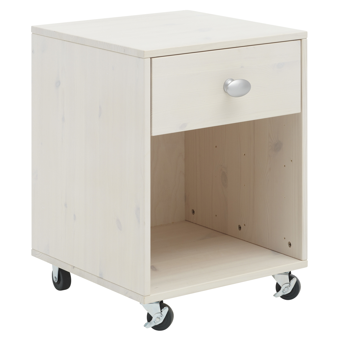 Schubladenelement mit 1 Schublade Weiss lasiert