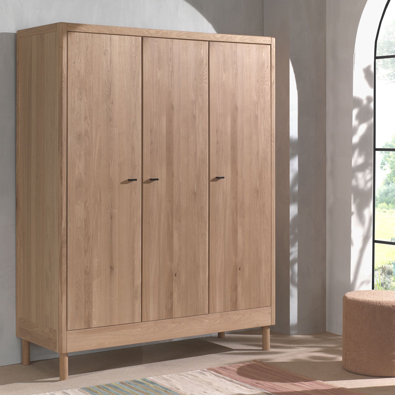 Kleiderschrank Forrest 3-türig Holz #2