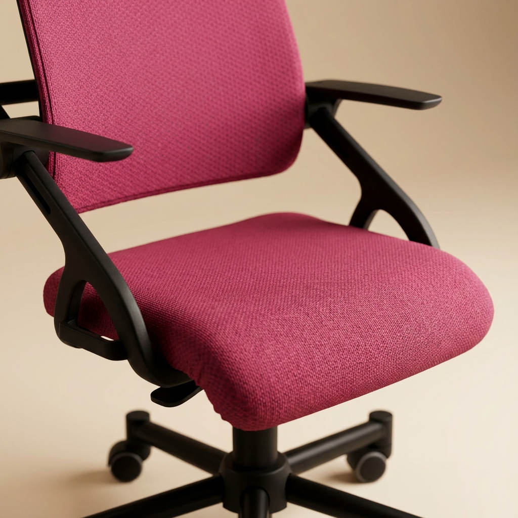 Bürostuhl Tio Schwarz Brombeere 4