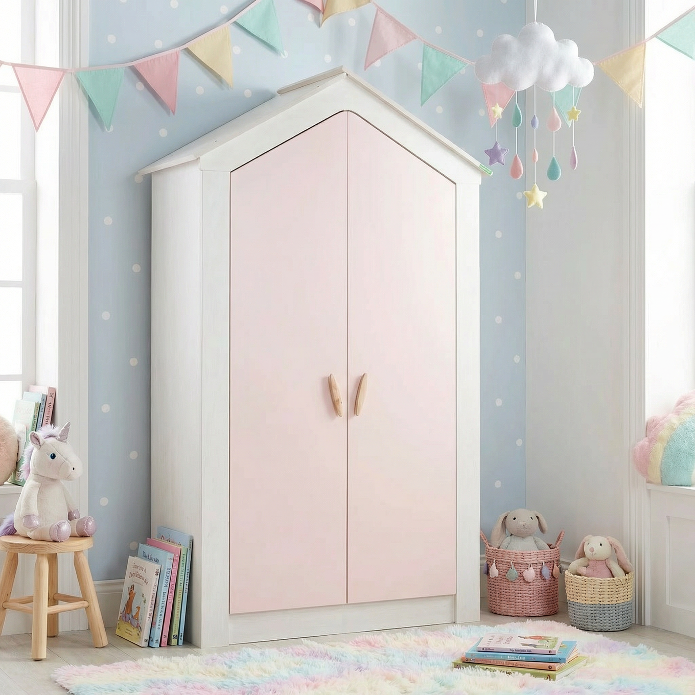 Kleiderschrank My House Pink, 2-türig #2