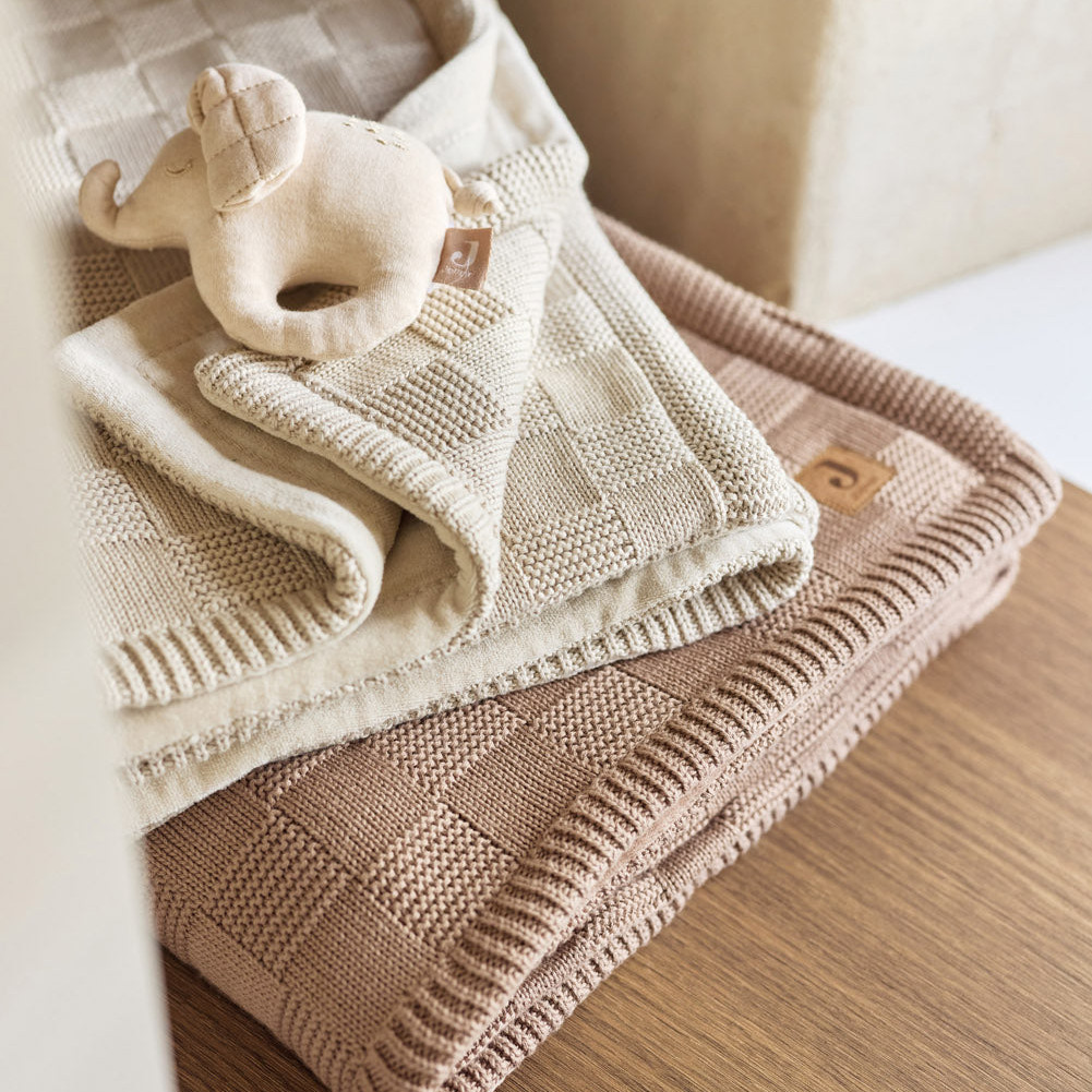 Decke Box Knit Warm Sand 3