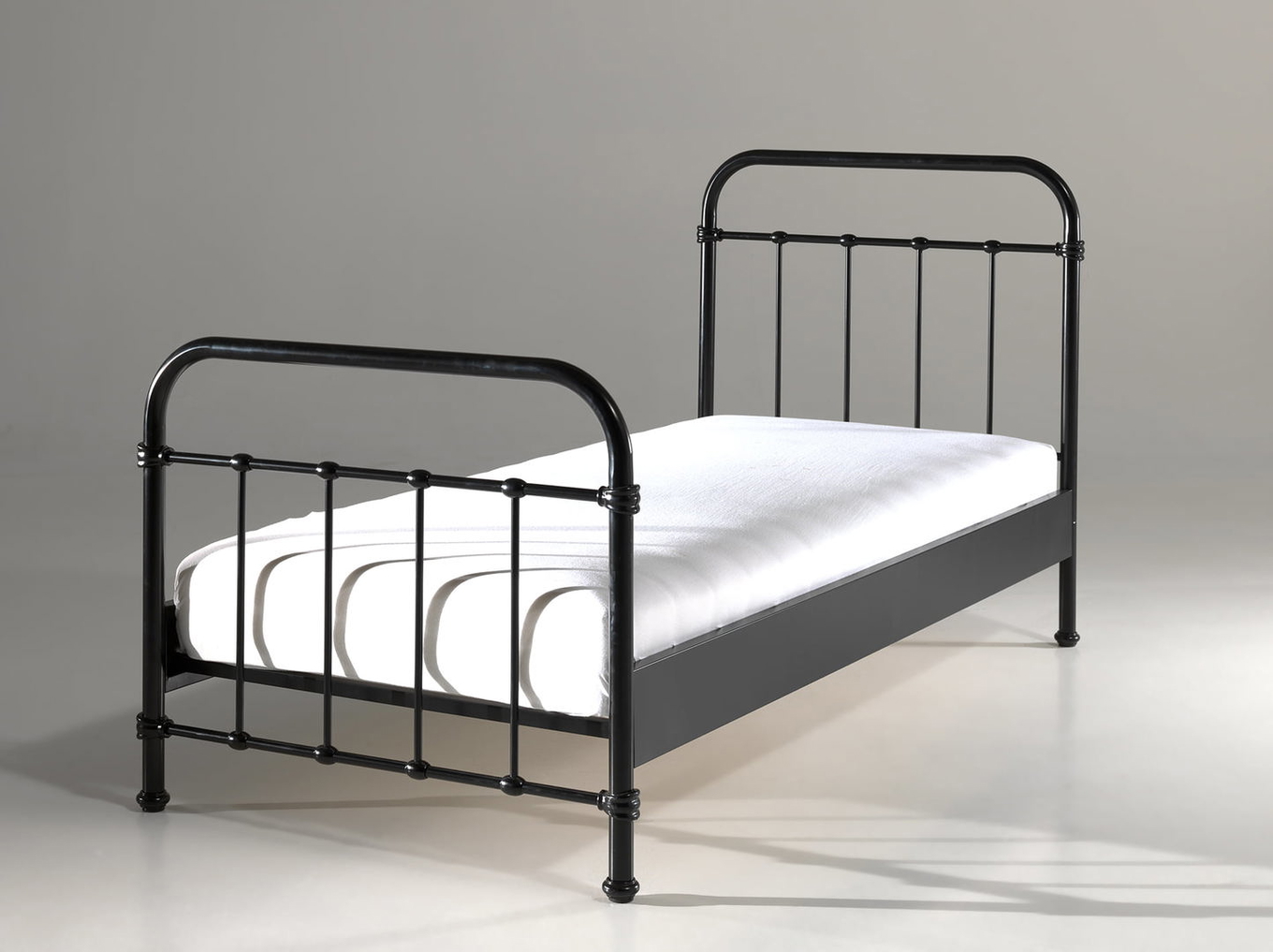 Metallbett New York Schwarz 4