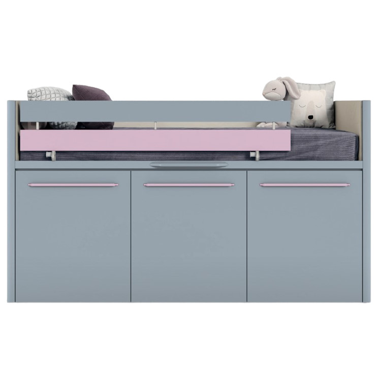Halbhohes Bett Sky Grau