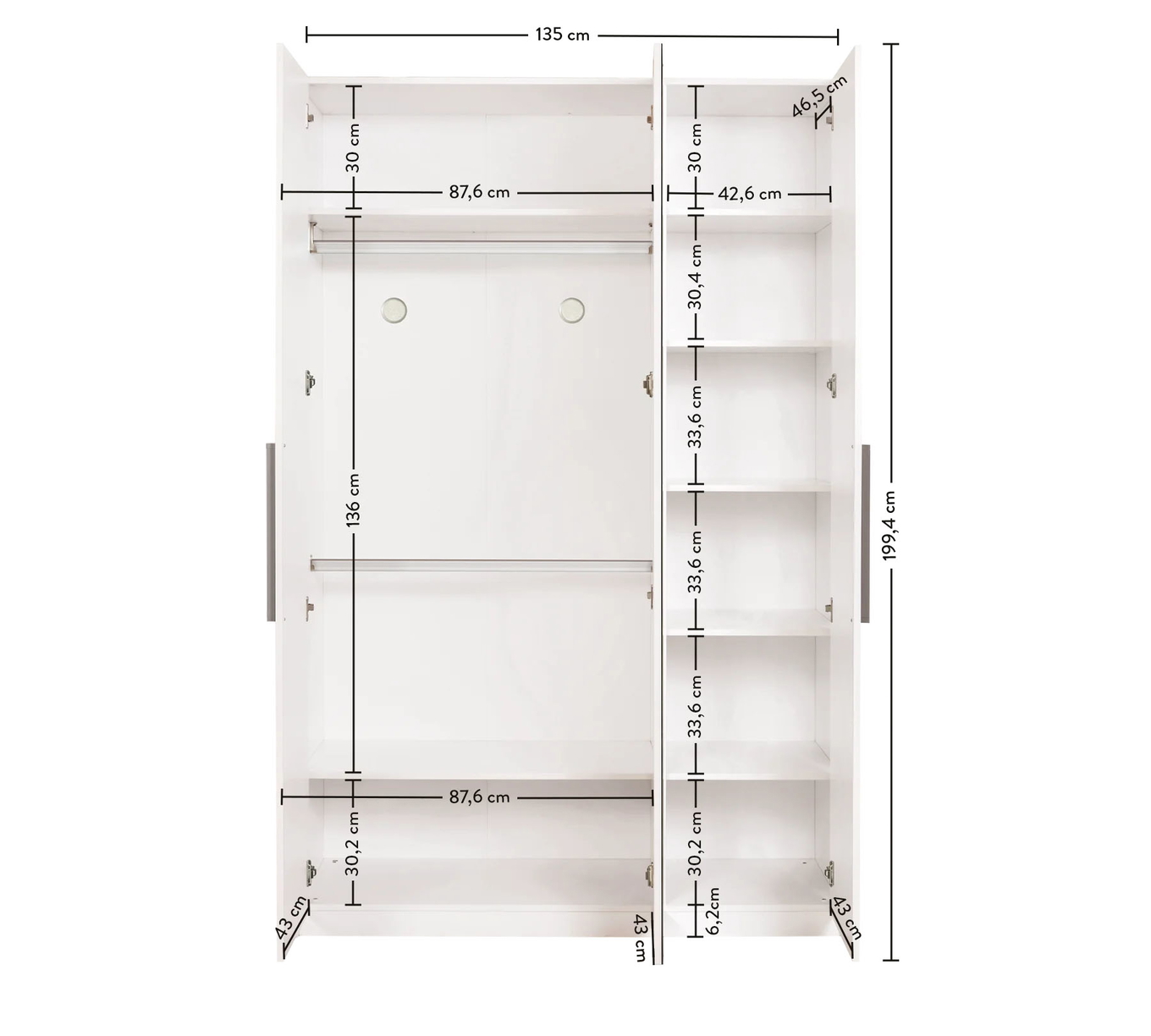 Kinderzimmer White Set 12