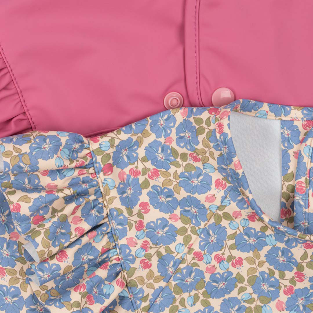 Lätzchen 2er Set Fleur Rosier mit Ärmel 6-12 Monate #2