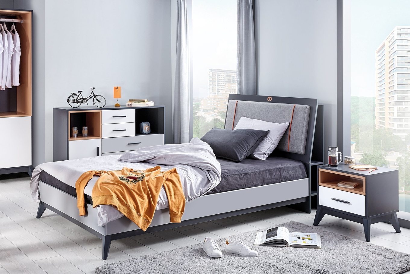 Bett Breda Standard, 100 x 200 cm #2