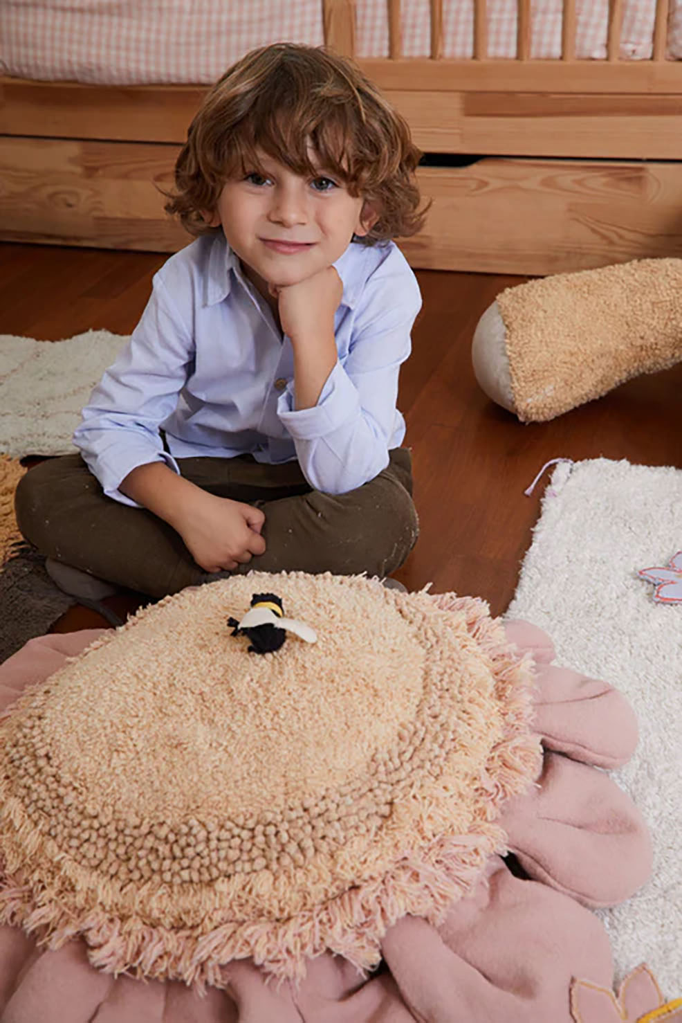 Sitzkissen Pink Daisy 6