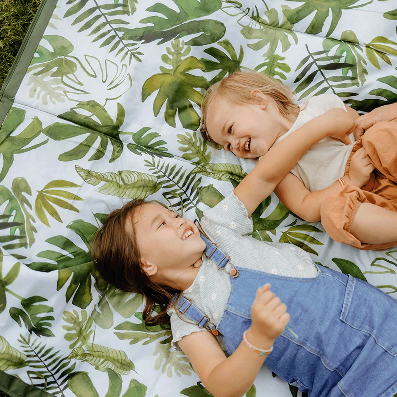 Picknick-Decke Tropical Leaf 152 x 152 cm 4
