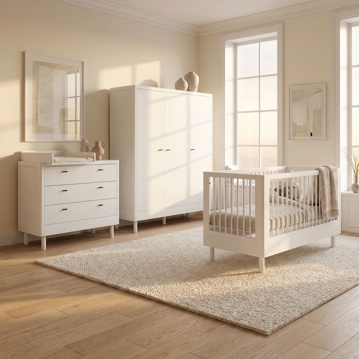 Babyzimmer Forrest Buche 4-teilig Set C #2