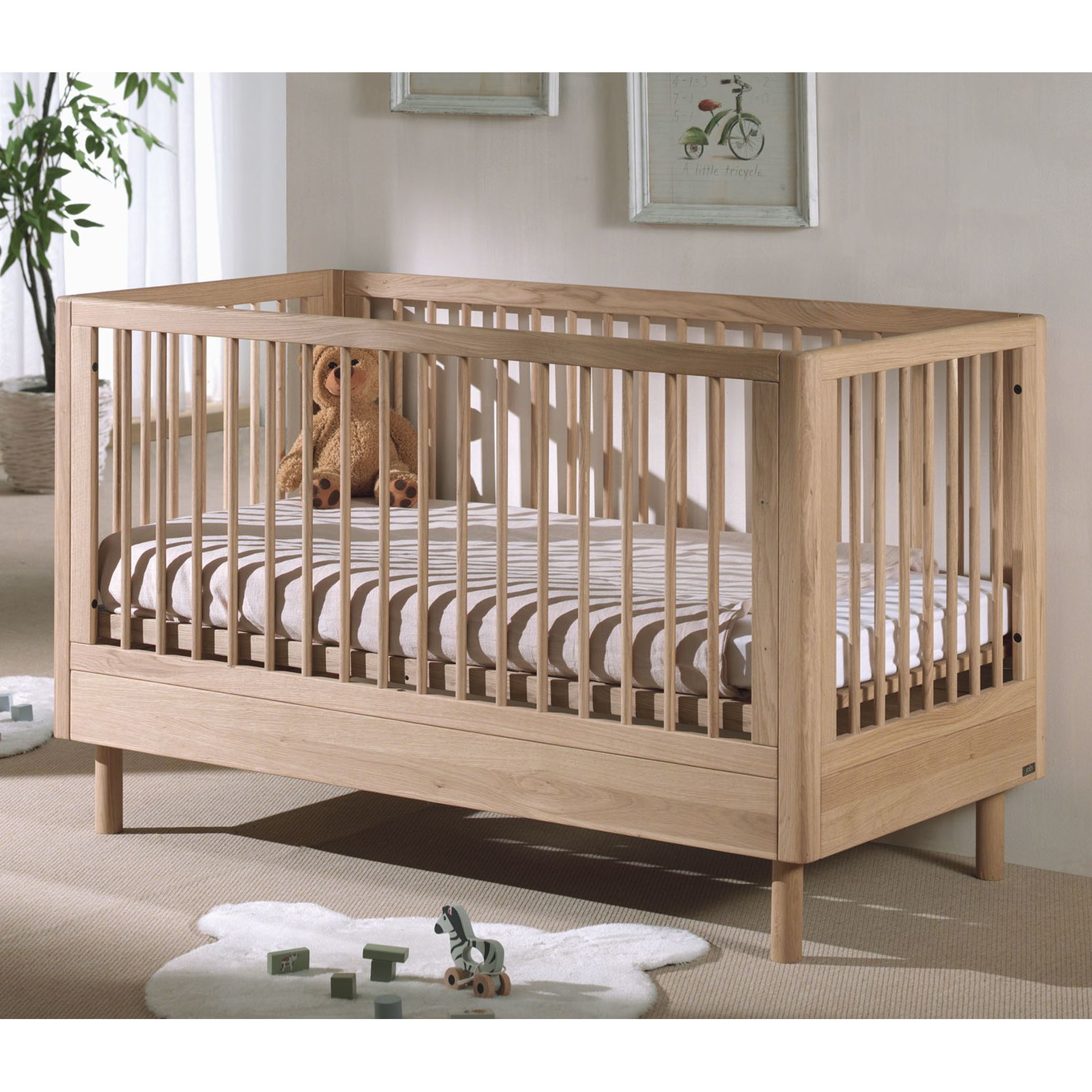 Babyzimmer Forrest Eiche 4-teilig Set B 4