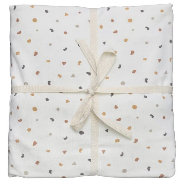 Bambus Fixleintuch Confetti Mix 70 x 140 cm