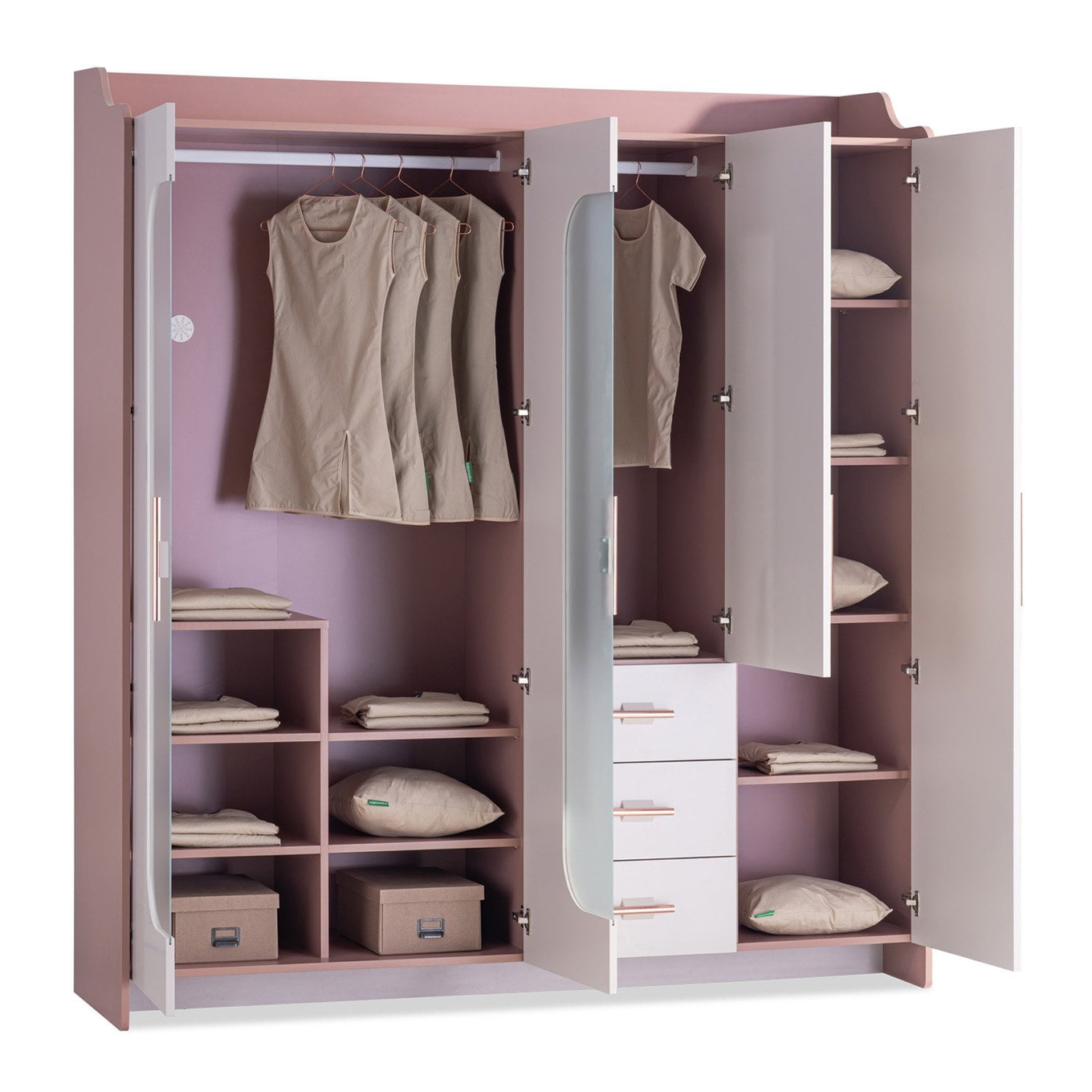 Kleiderschrank Estella 4-türig 4