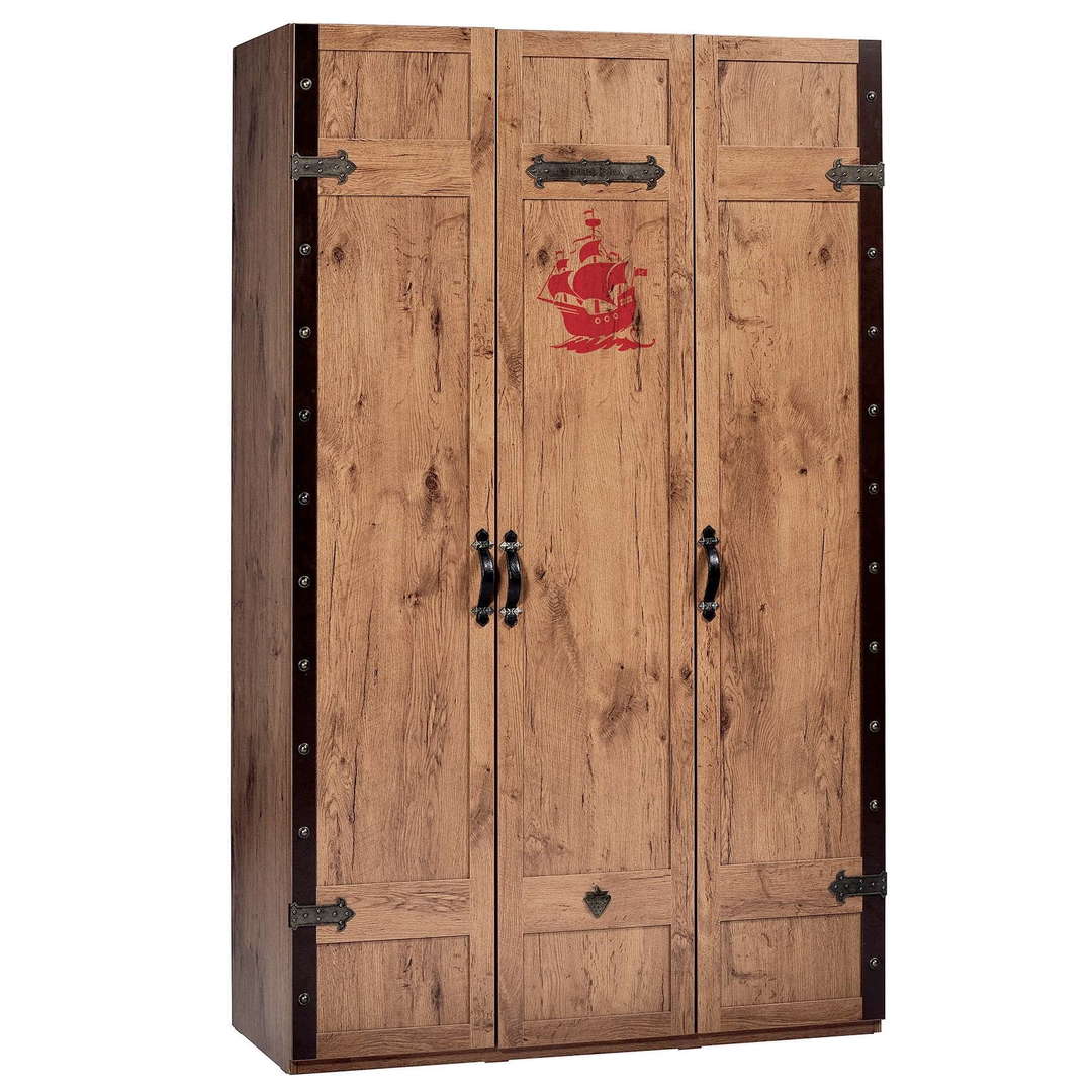 Kleiderschrank Pirate 3-türig