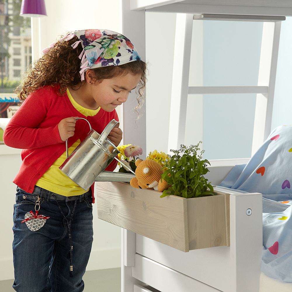 Hängekiste Lifetime Weiss lasiert #2