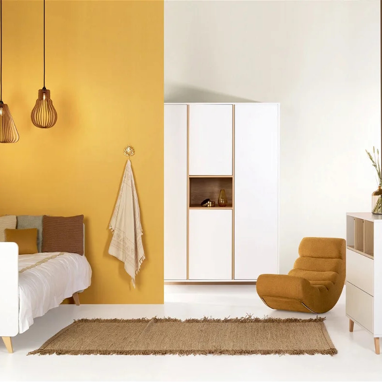 Kleiderschrank Loft Weiss, 3-türig #2