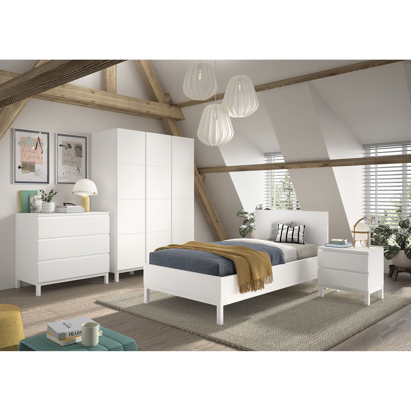 Kinderzimmer Eva 4-teilig Set C #2