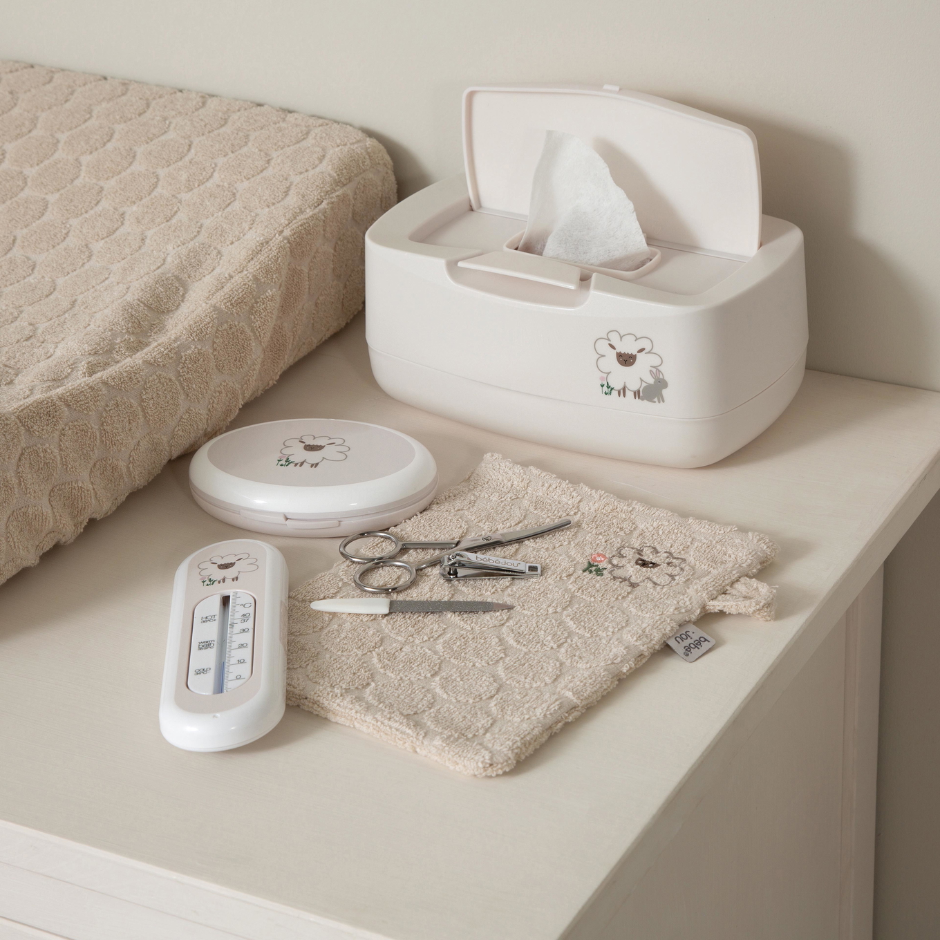 Waschhandschuh 2 Stück Tiny Sheep #2