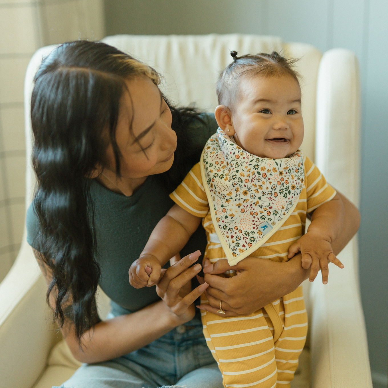 Bandana Dreieckstuch Pressed Petals 4er-Set #2