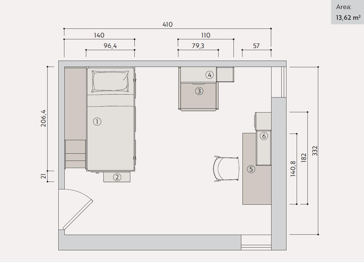 Kinderzimmer Bloom Rock Set 8