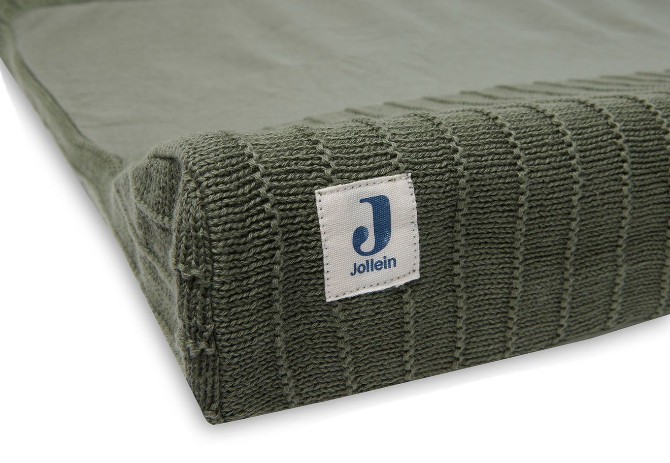 Wickelkissenbezug Strick Leaf Green 5