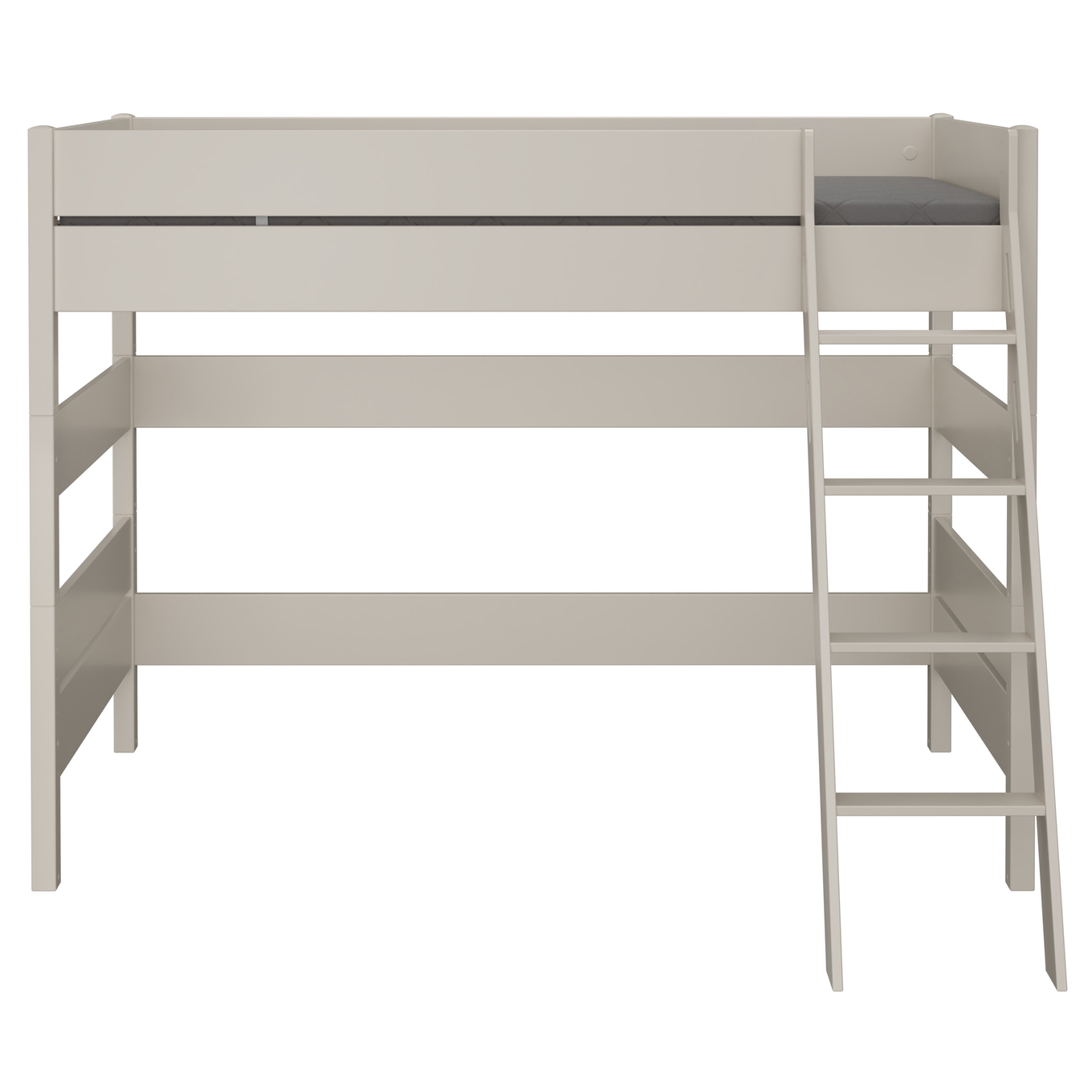 Mittelhohes Bett Tiago Beige, mit Schrägleiter, 90 x 200 cm #2